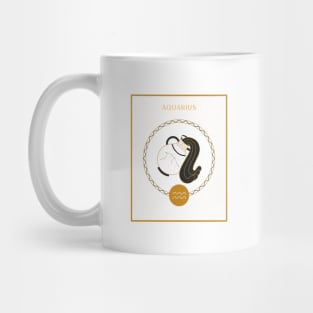 Aquarius Zodiac Sign Mug